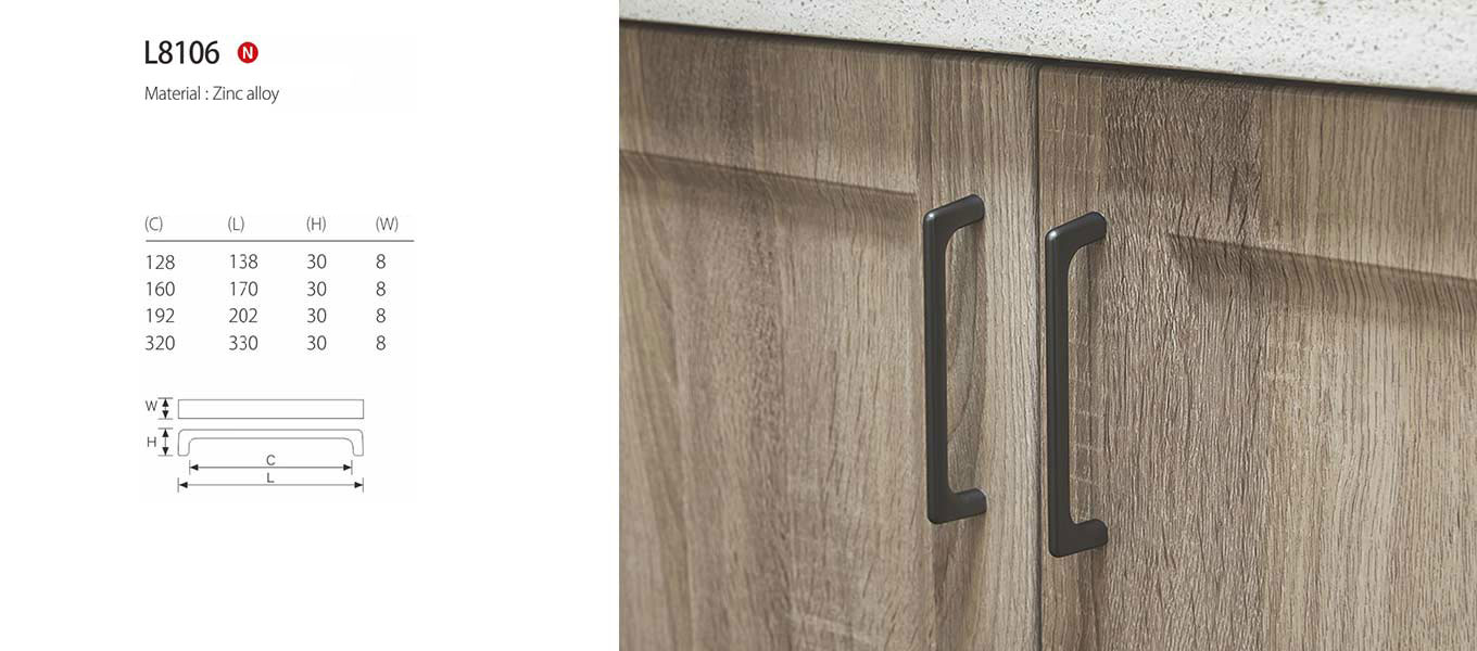 modern furniture handle l8106 4